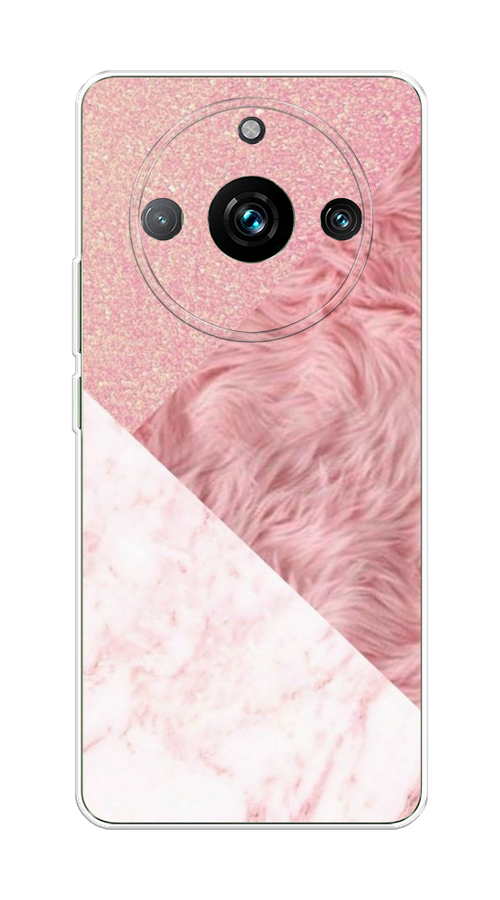 

Чехол Homey на Realme 11 Pro "Текстурные треугольники", Розовый;белый, 2514250-1