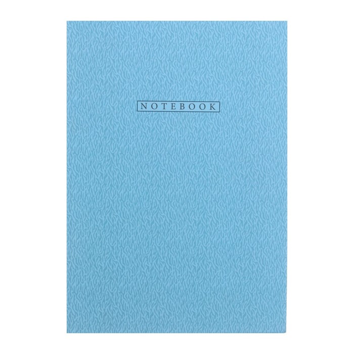 Записная книжка Полиграф Принт А6+ 64 листа в кл В голубом интегральня обл лам Soft-Touch