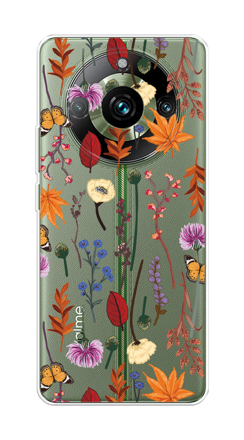 

Чехол Homey на Realme 11 Pro "Orange Purple flowers", Оранжевый;красный;розовый;желтый;прозрачный, 2514250-1