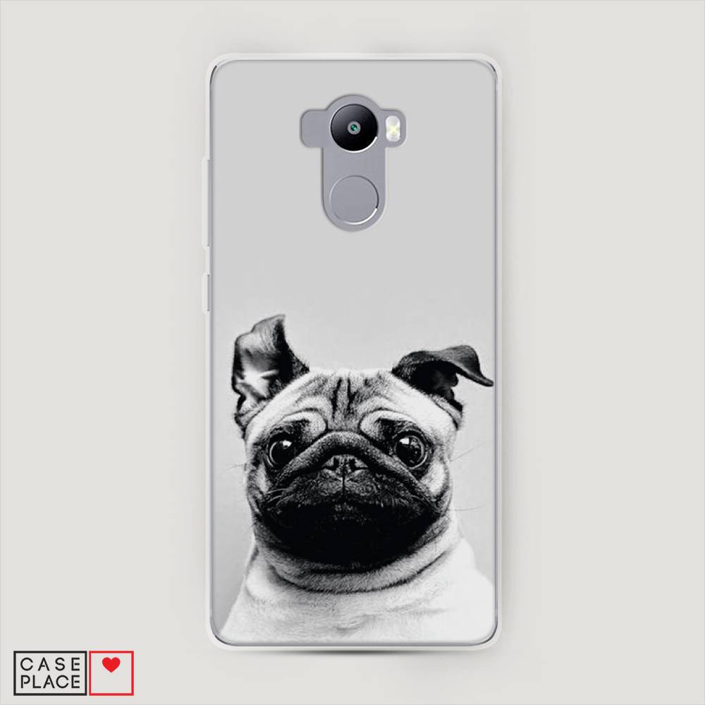 

Пластиковый чехол "Ушастый мопс" на Xiaomi Redmi 4