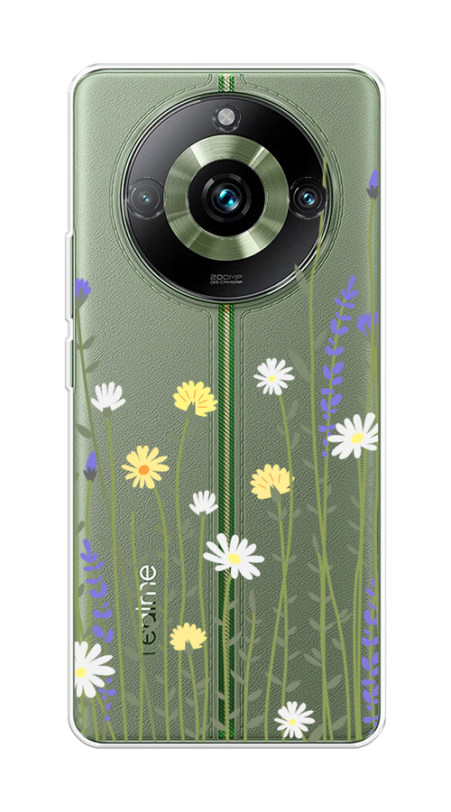 

Чехол Homey на Realme 11 Pro "Ромашка и лаванда", Зеленый;желтый;прозрачный, 2514250-1