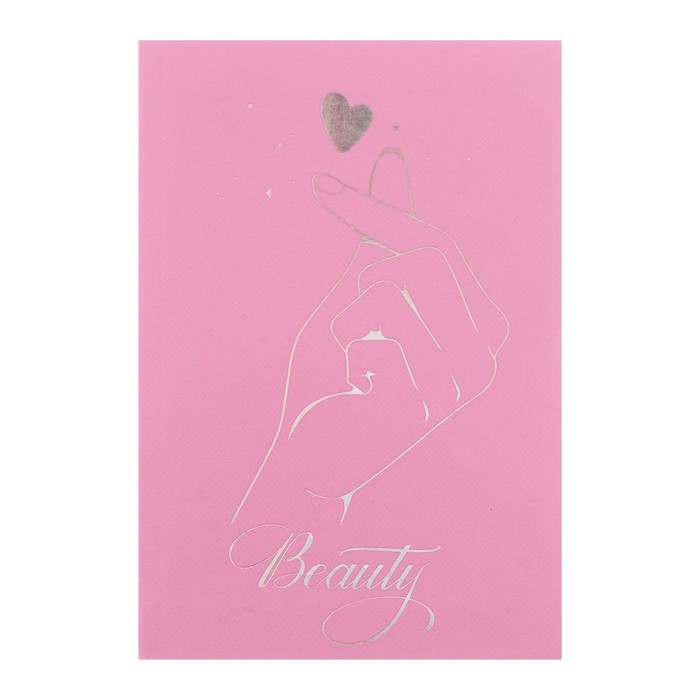 

Записная книжка А6, 80 л в кл Любовь, интегр обл, лам Soft-Touch, тисн фольгой, офсет