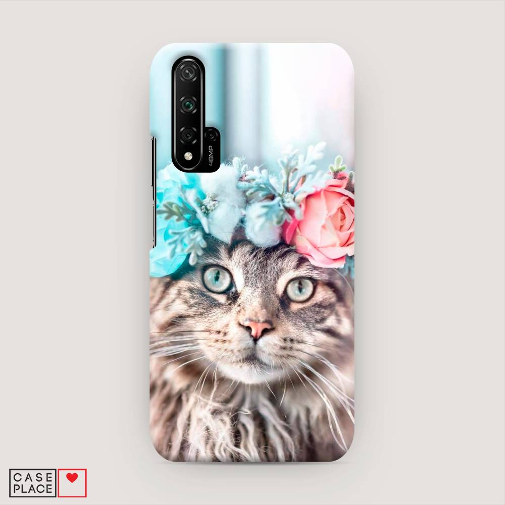 

Чехол Awog "Кот в венке" для Honor 20 Pro, 69320-1