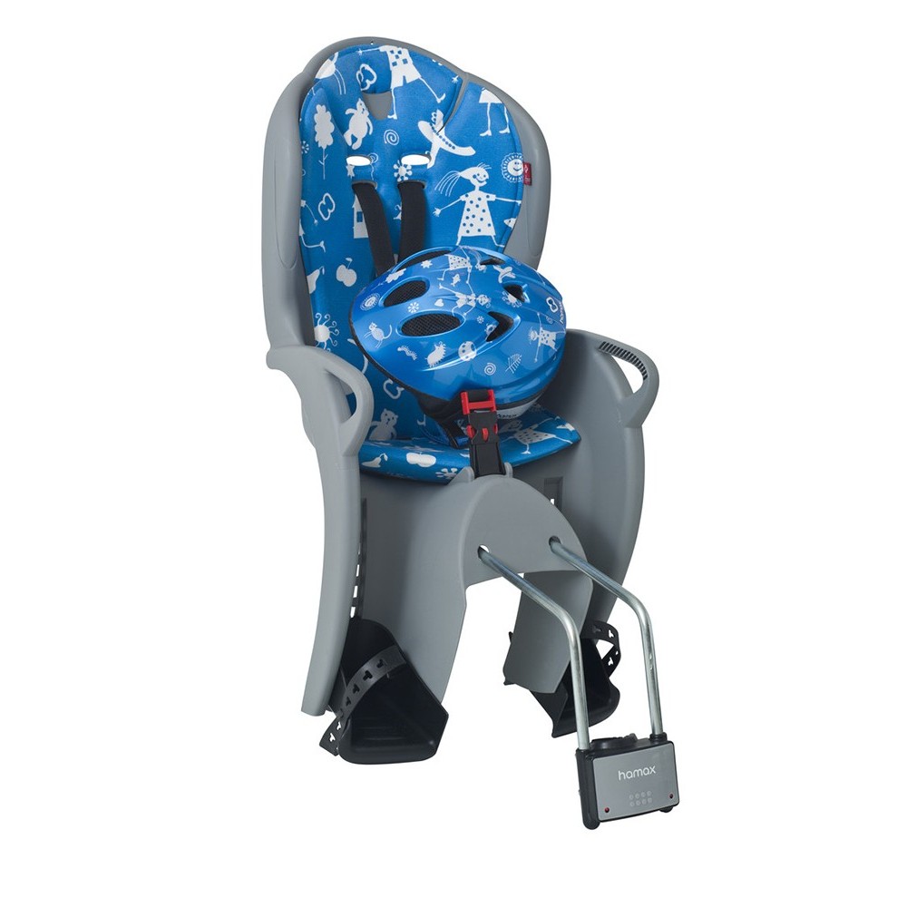 

Hamax Детское кресло Hamax Kiss Safety Package (+шлем), цвет Серебристый-Синий, Kiss Safety Package