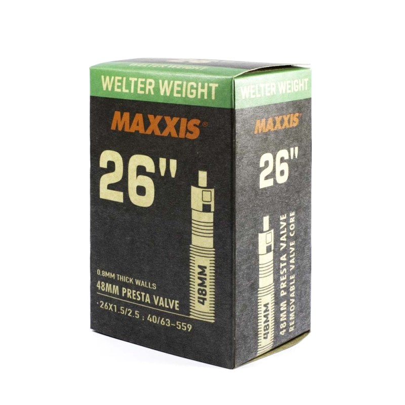 Maxxis Камера Maxxis Welter Weight 26x1.50/2.50 Presta, цвет Черный