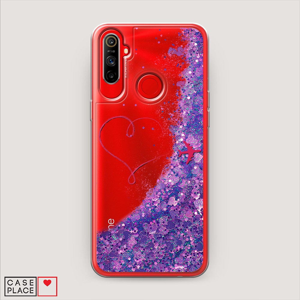 

Чехол Awog на Realme C3 "Сердце и самолет", Разноцветный, 253092-1