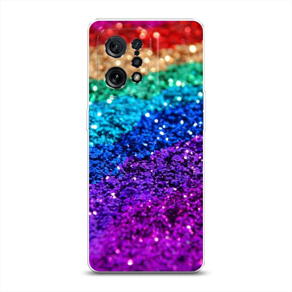 

Чехол Awog на Oppo Find X5 "Блестящая радуга рисунок", 259750-3