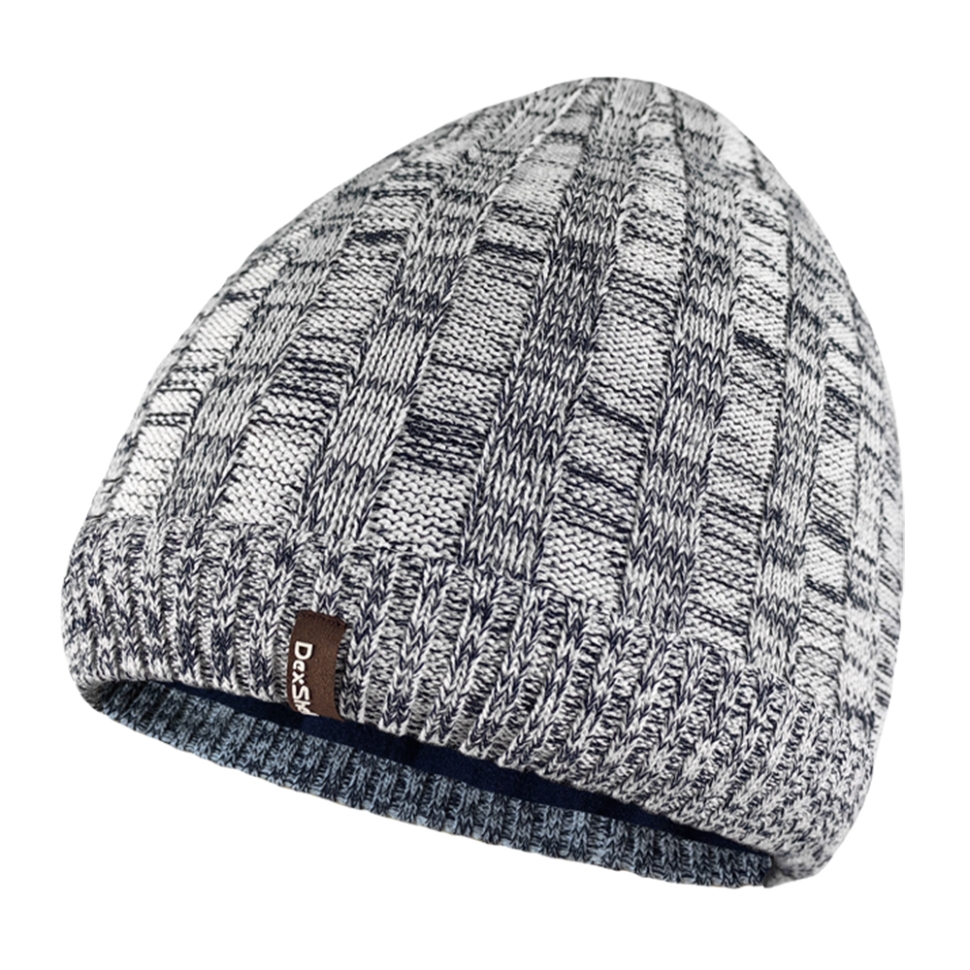 Bодонепроницаемая шапка Dexshell Heathered Rib Knit Beanie серый, L