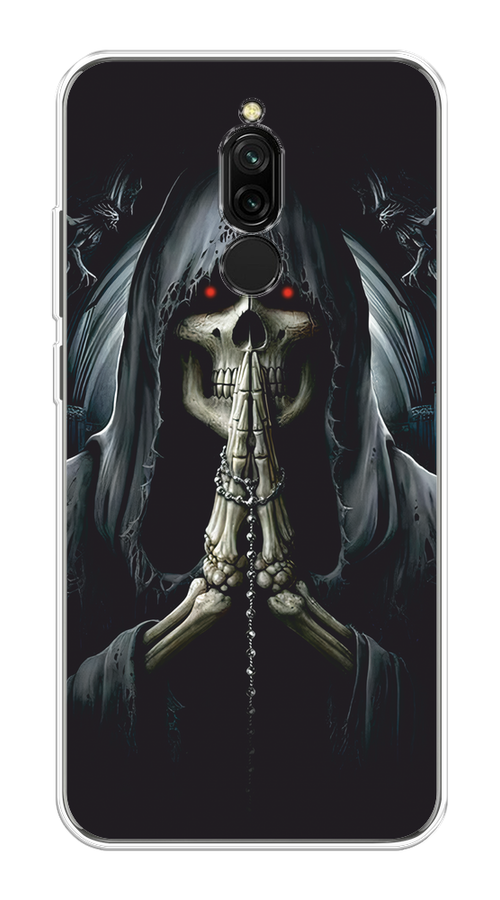 

Чехол на Xiaomi Redmi 8 "Молитва", Серый, 37150-1