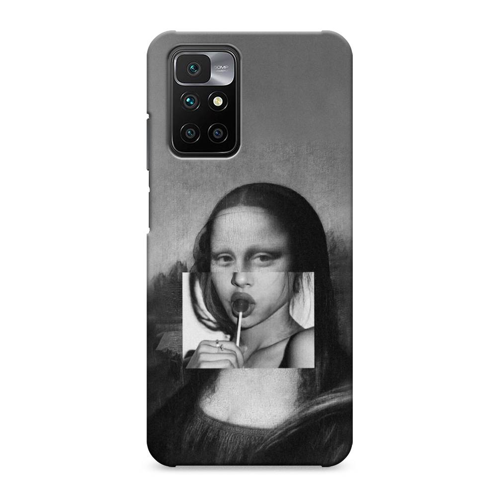 

Пластиковый чехол "Mona Lisa sucking lollipop" на Xiaomi Redmi 10, 311320-7