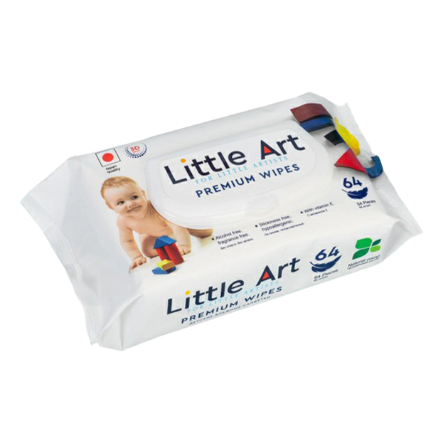 Салфетки влажные детские Little Art 64 шт 250₽