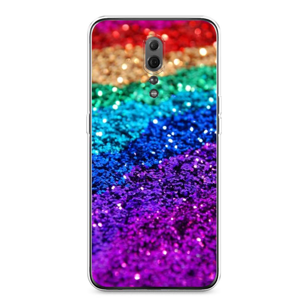 

Чехол Awog на Oppo Reno Z "Блестящая радуга рисунок", Разноцветный, 250950-3