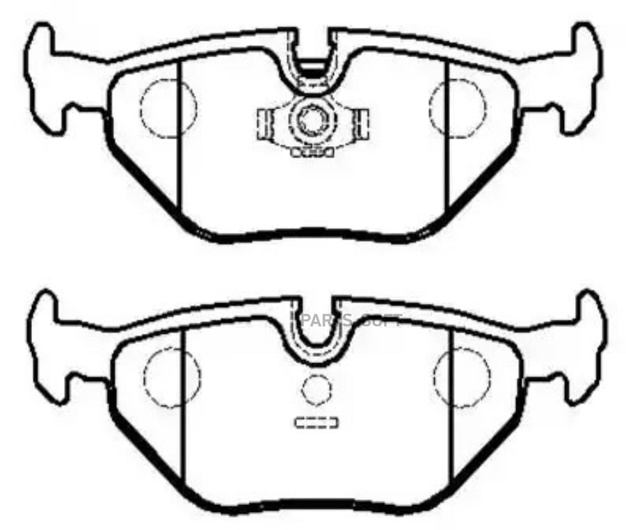 

Тормозные колодки HSB дисковые hp5032