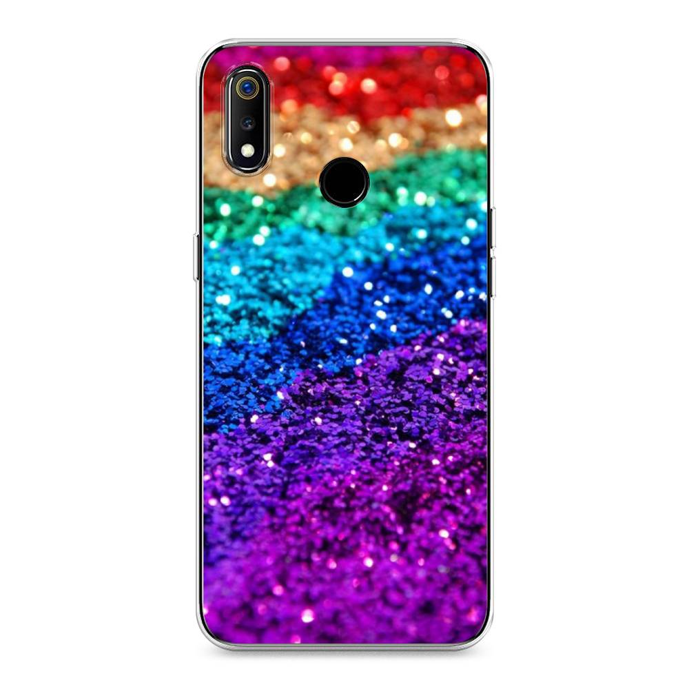 

Чехол Awog на Realme 3 "Блестящая радуга рисунок", 251050-3