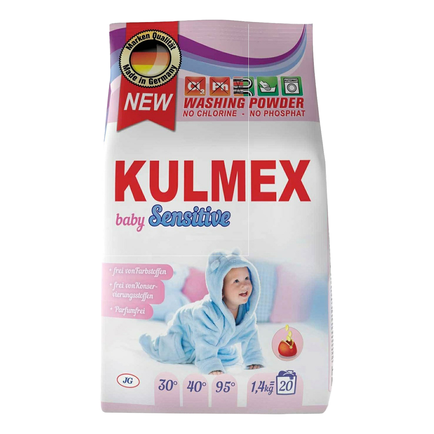 

Стиральный порошок Kulmex Baby Sensitive для стирки детского белья 1,4 кг