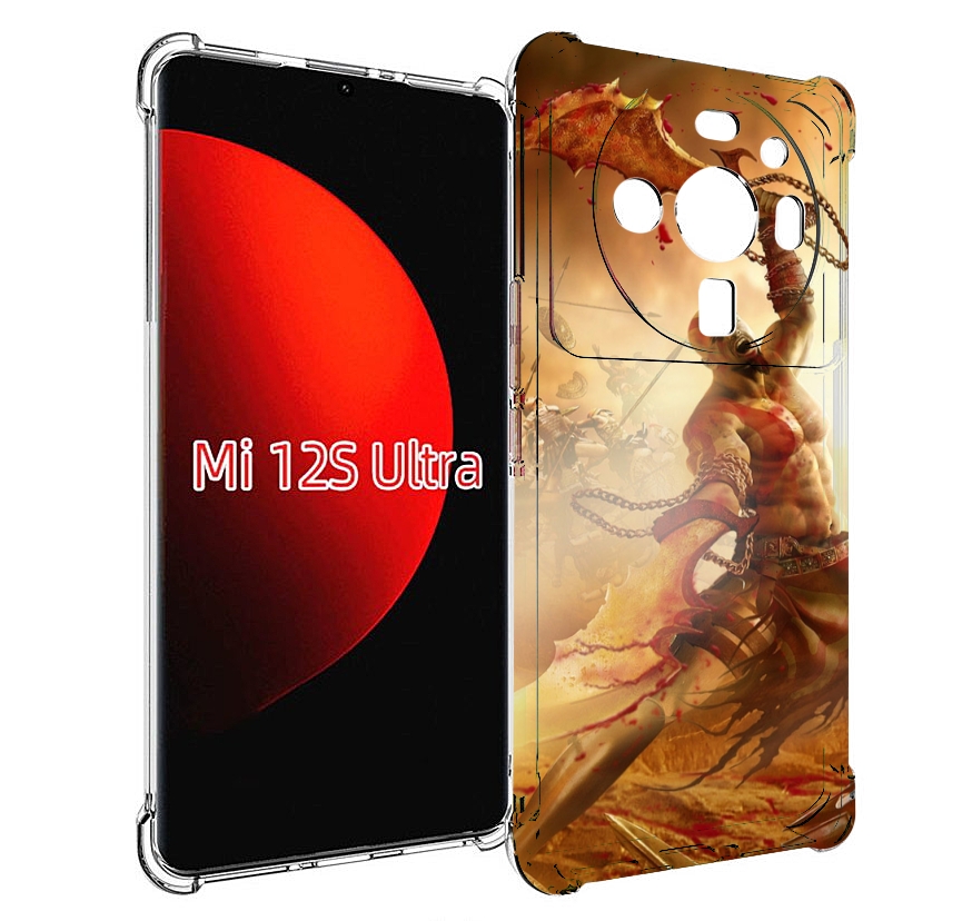 

Чехол MyPads God Of War III для Xiaomi 12S Ultra, Прозрачный, Tocco