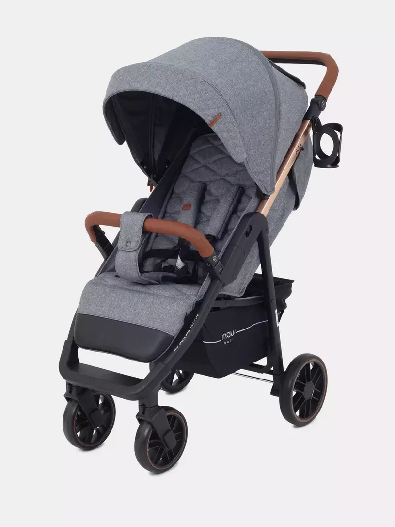 

Коляска прогулочная Mowbaby Ride 2022 Gold Grey, Ride