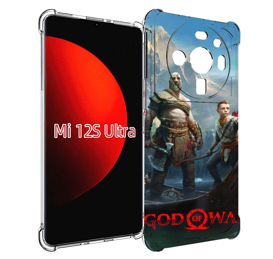 

Чехол MyPads God Of War Кратос Атрей для Xiaomi 12S Ultra, Прозрачный, Tocco