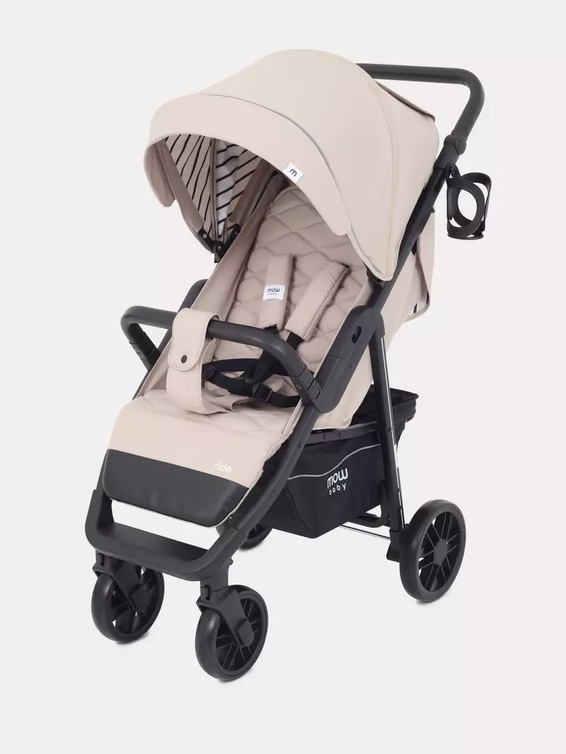 фото Коляска прогулочная mowbaby ride beige 2022