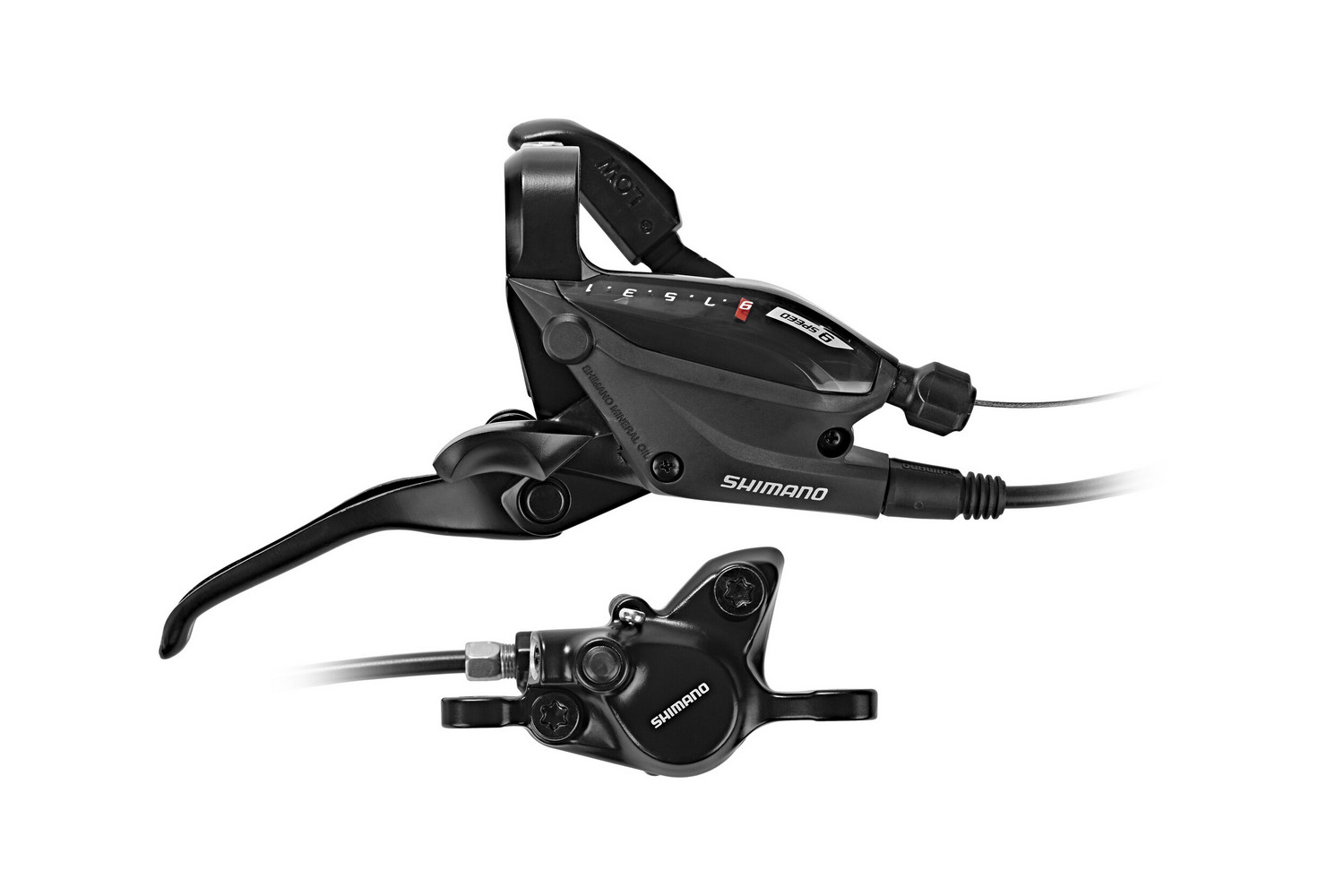 

Shimano Торм. диск Shimano ST-EF505 9ск., 1500мм, цвет Черный