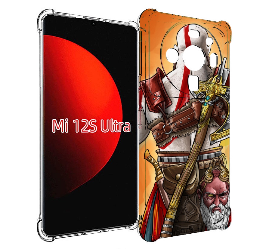 

Чехол MyPads God of War для Xiaomi 12S Ultra, Прозрачный, Tocco