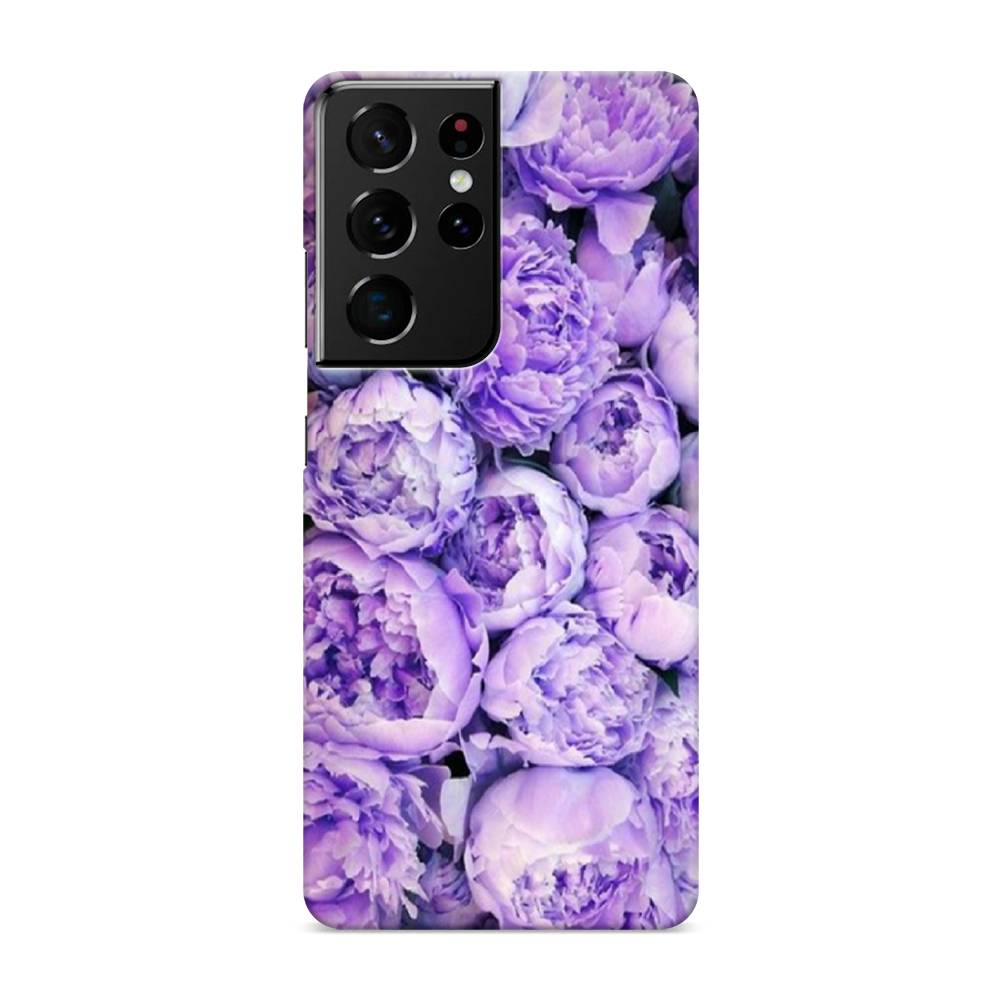 

Пластиковый чехол "Пионы сиреневые" на Samsung Galaxy S21 Ultra, 2102220-6
