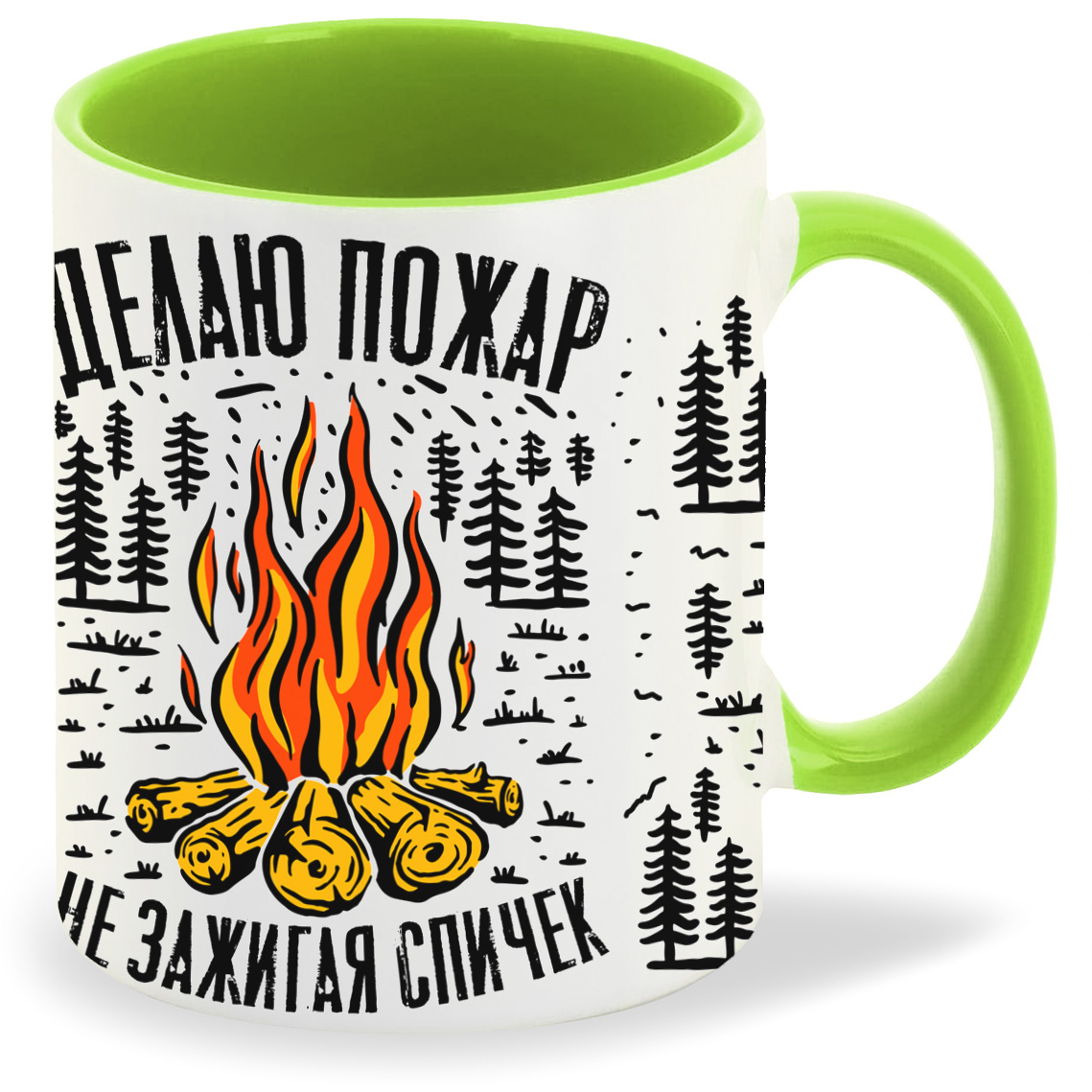 

Кружка CoolPodarok Прикол Делаю пожар не зажигая спичек, Прикол Делаю пожар не зажигая спичек