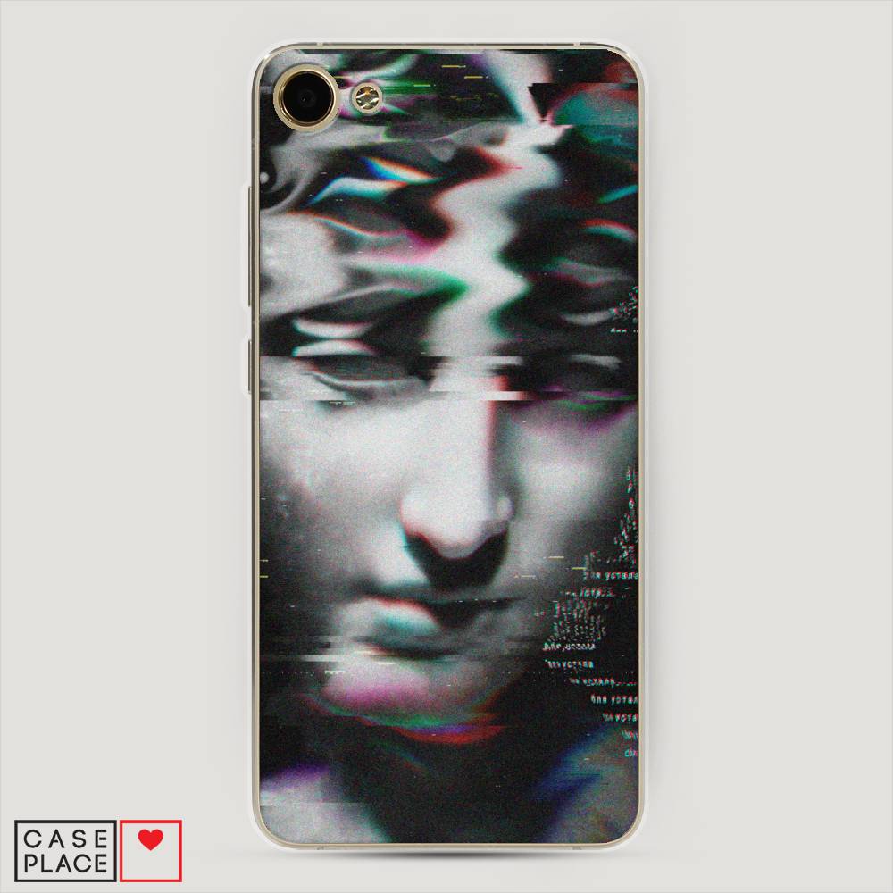 

Чехол Awog на Meizu U10 "Glitch Art", Серый, 71250-9