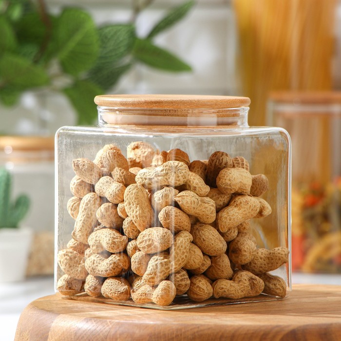 

Банка для сыпучих продуктов Эко, 1,2 л, 1113 см