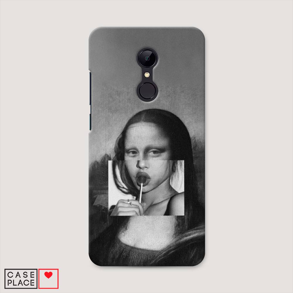 

Пластиковый чехол "Mona Lisa sucking lollipop" на Xiaomi Redmi 5, 33020-7
