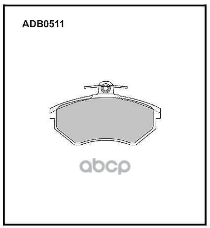 

Тормозные кололки ALLIED NIPPON передние дисковые ADB0511