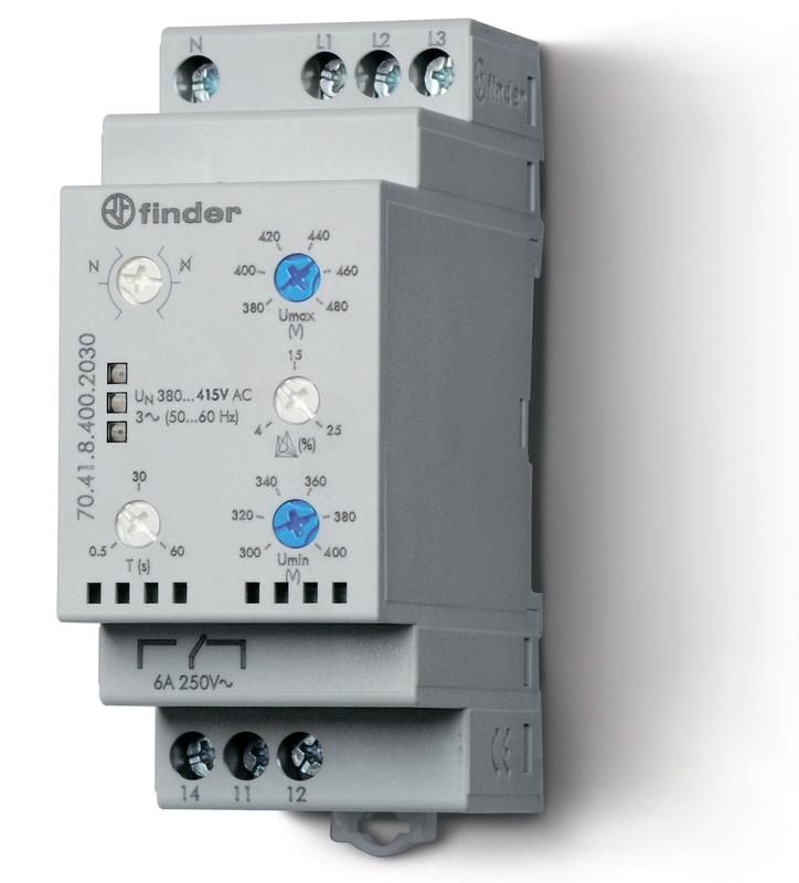 

Реле контроля фаз FINDER 704184002030
