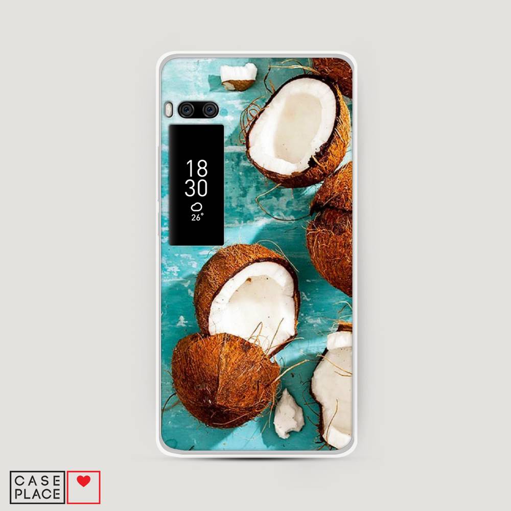 

Чехол Awog на Meizu Pro 7 "Разбитые кокосы", Коричневый, 71850-10