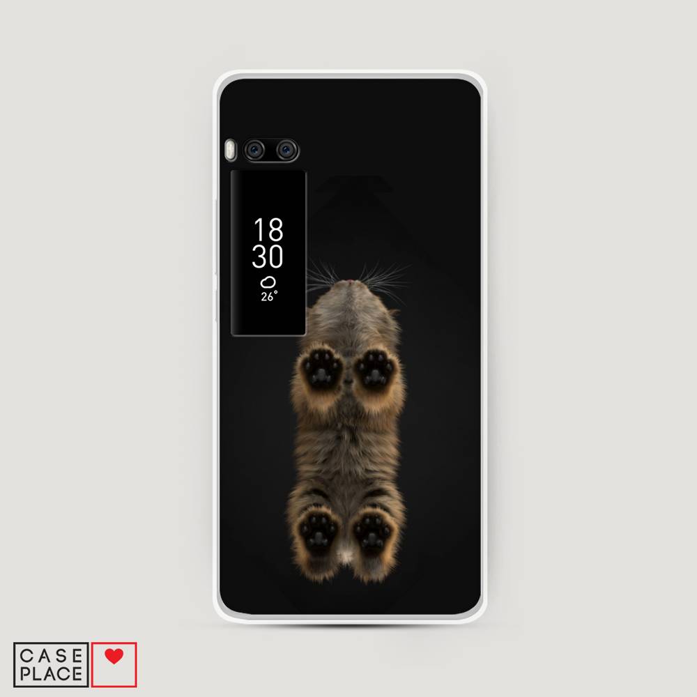 

Чехол Awog на Meizu Pro 7 "Кошачьи лапки", Черный, 71850-1
