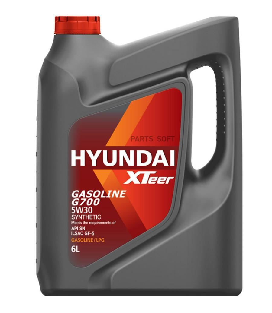 

Моторное масло HYUNDAI Xteer синтетическое Gasoline G700 5W30 SN 6л