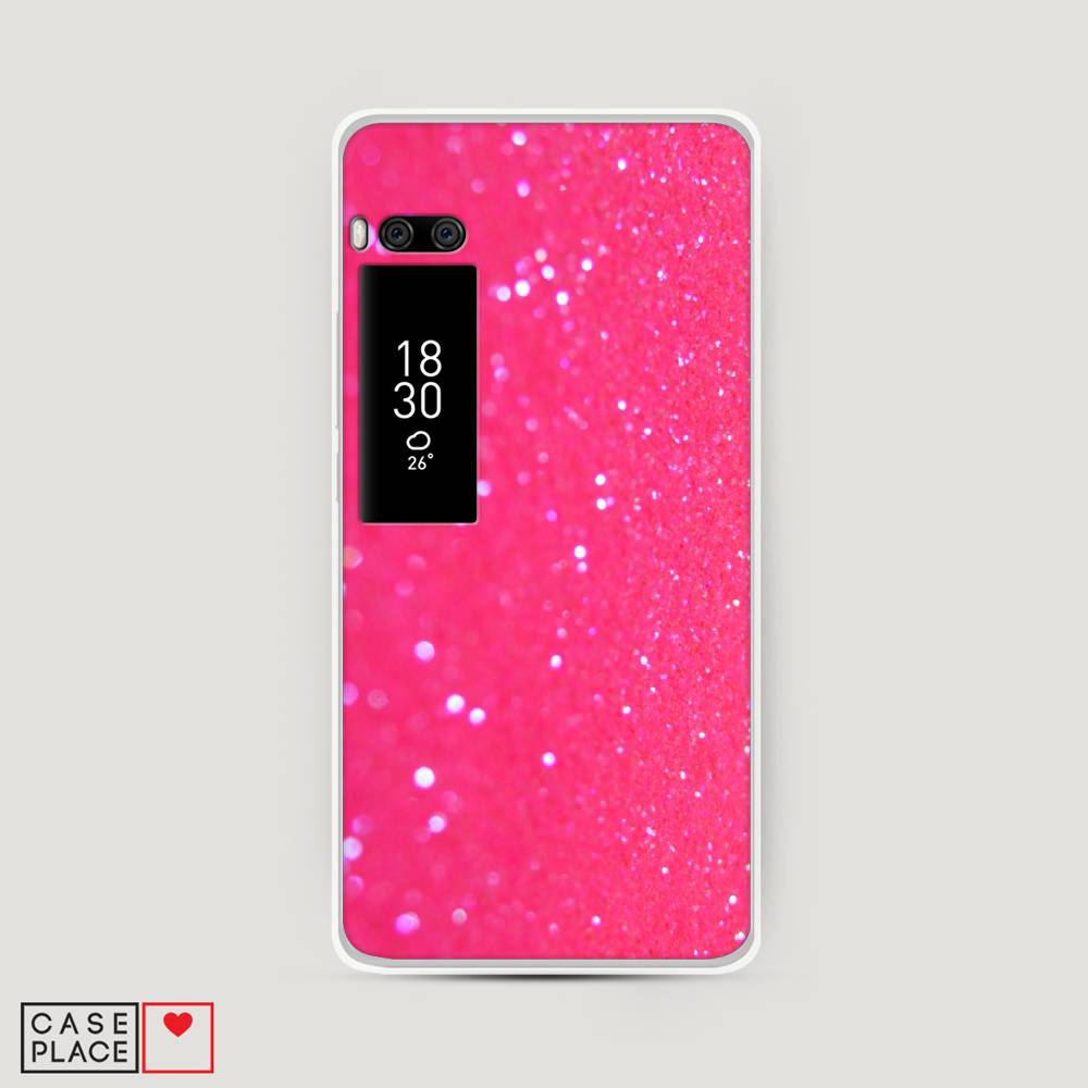 

Чехол Awog "Малиновые блестки рисунок" для Meizu Pro 7
