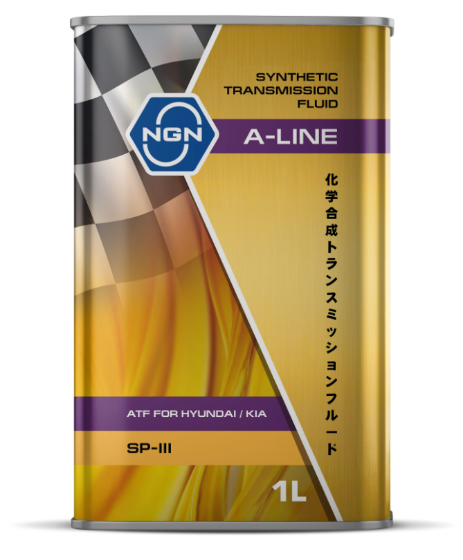 Масло трансмиссионное NGN A-Line ATF SP-III синтетическое 1 л V182575135