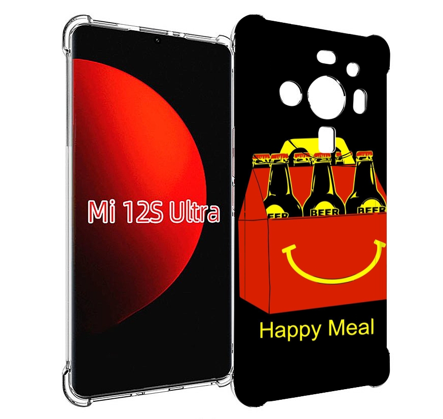 

Чехол MyPads Happy Meal для Xiaomi 12S Ultra, Прозрачный, Tocco