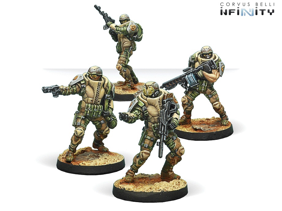 Миниатюры Corvus Belli Infinity Haqqislam Djanbazan Tactical Group 4560₽