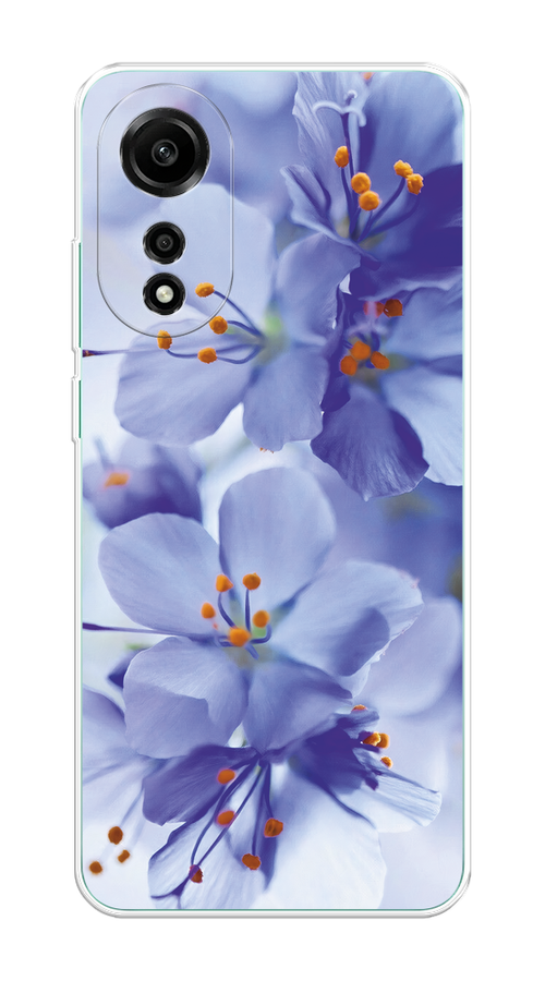 

Чехол Homey на Oppo A78 4G "Фиолетовые цветки", Фиолетовый;синий, 2514750-1