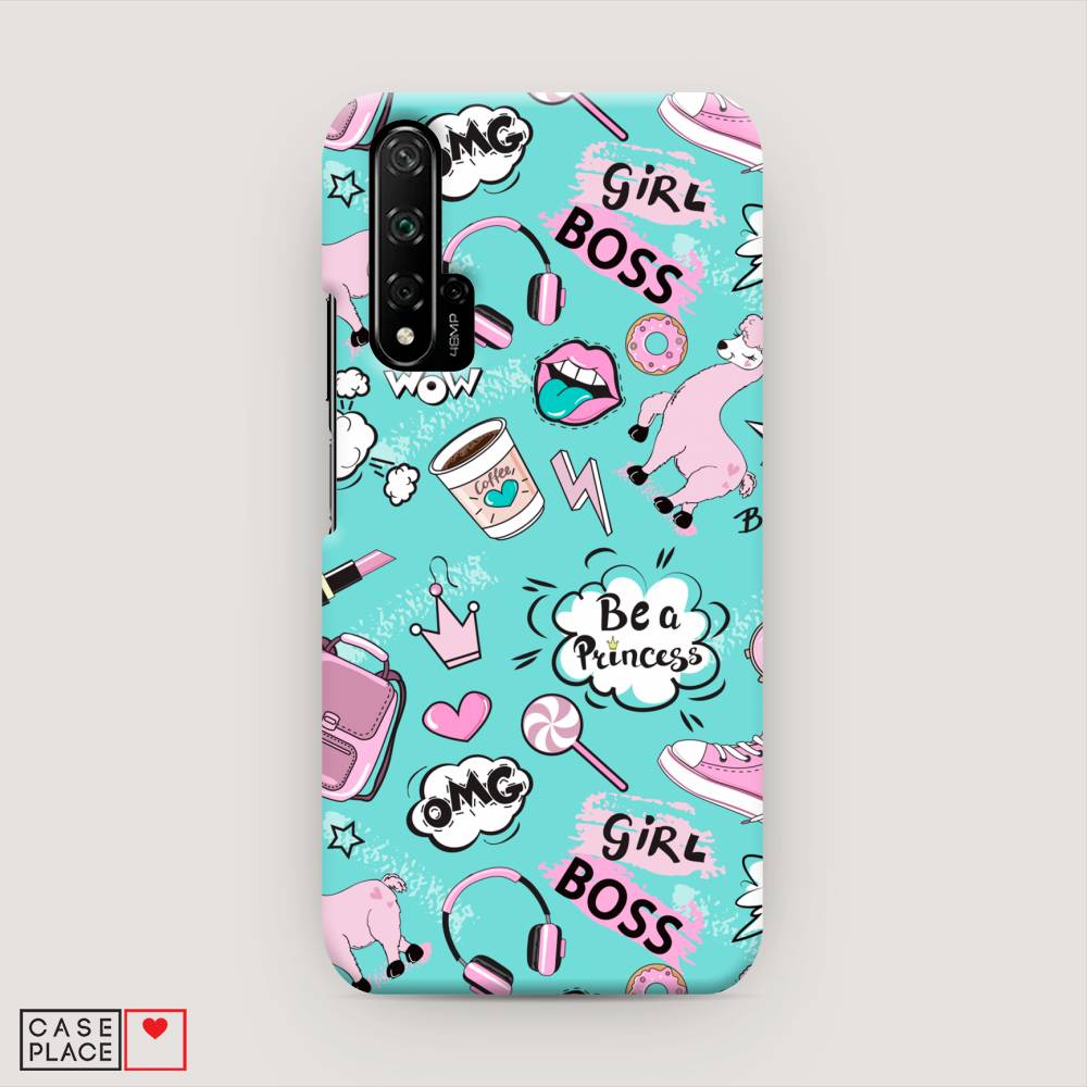 

Чехол Awog "Стильная лама" для Honor 20 Pro, 69320-1