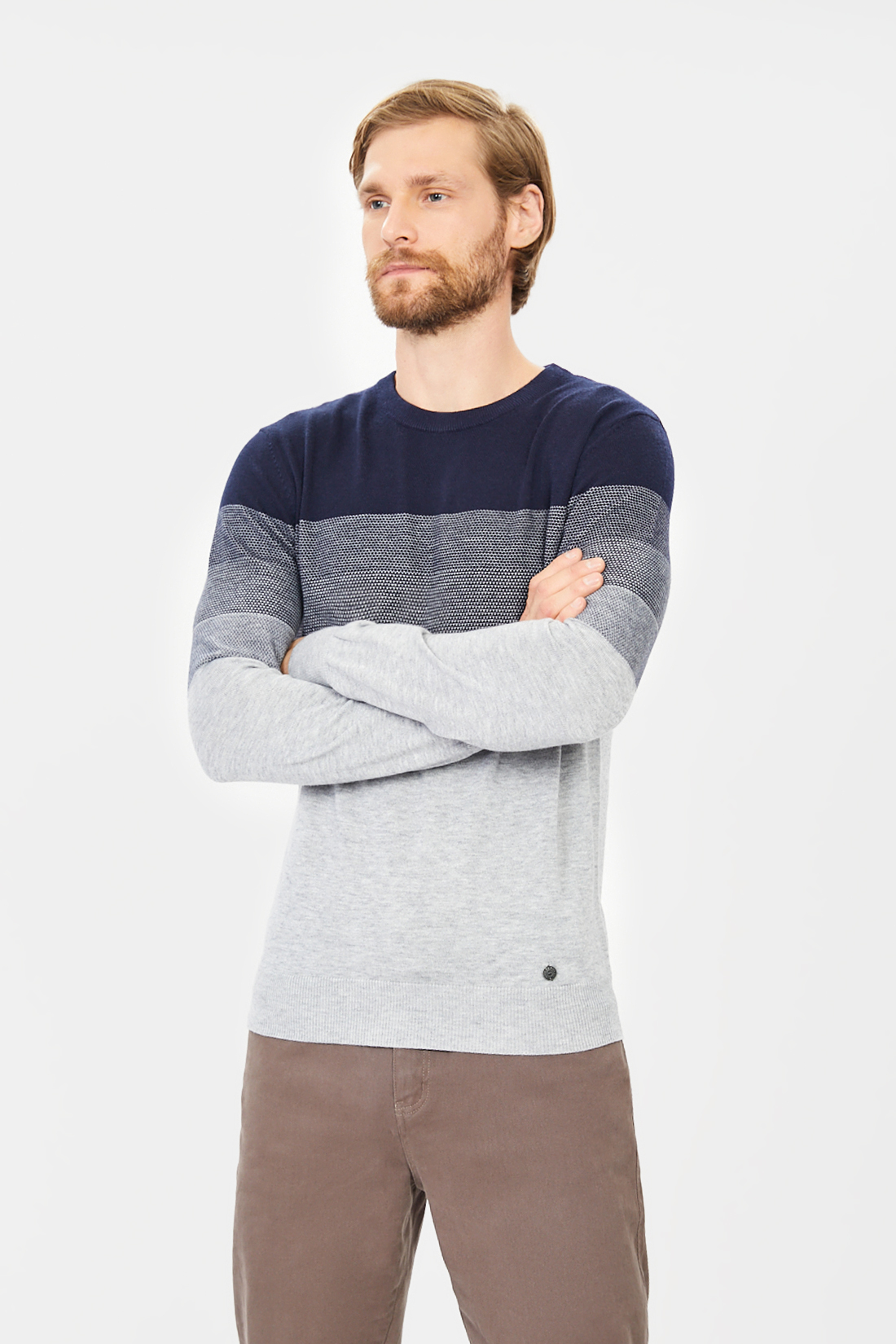 

Джемпер мужской B631550 Baon синий 2XL, B631550