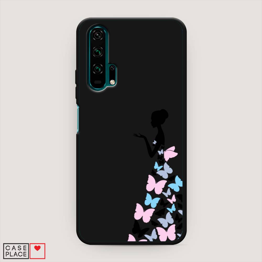 фото Чехол awog "платье из бабочек" для honor 20 pro