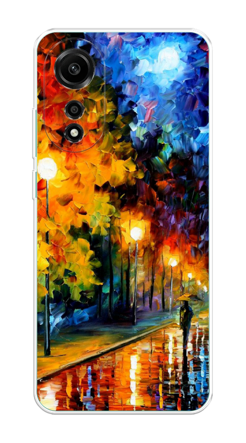 

Чехол Homey на Oppo A78 4G "Безлюдная улочка", Оранжевый;желтый;синий, 2514750-1