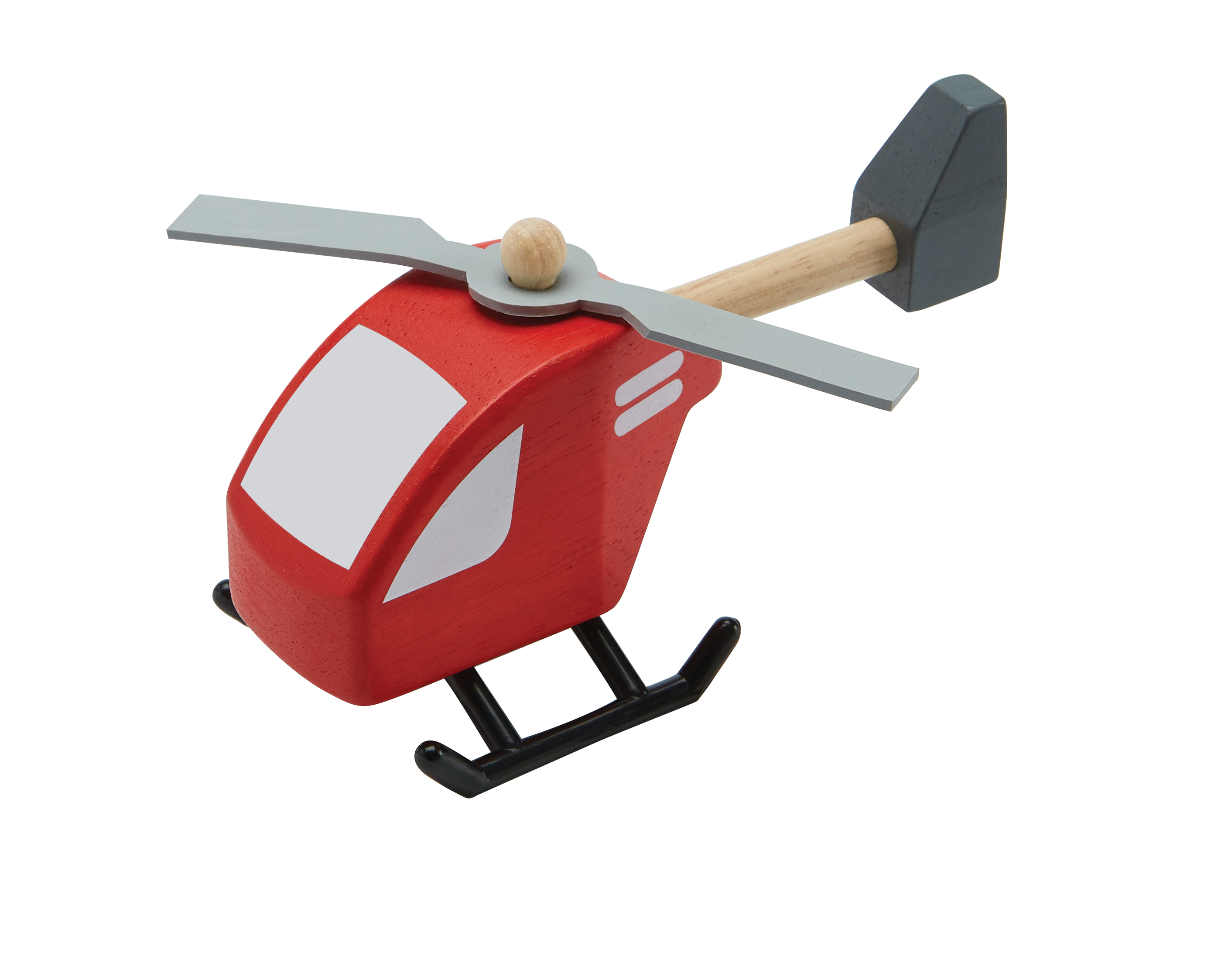 Деревянная игрушка Plan Toys Вертолет 6287 летающая иргушка cs toys вертолет со светящимися глазами yt 388