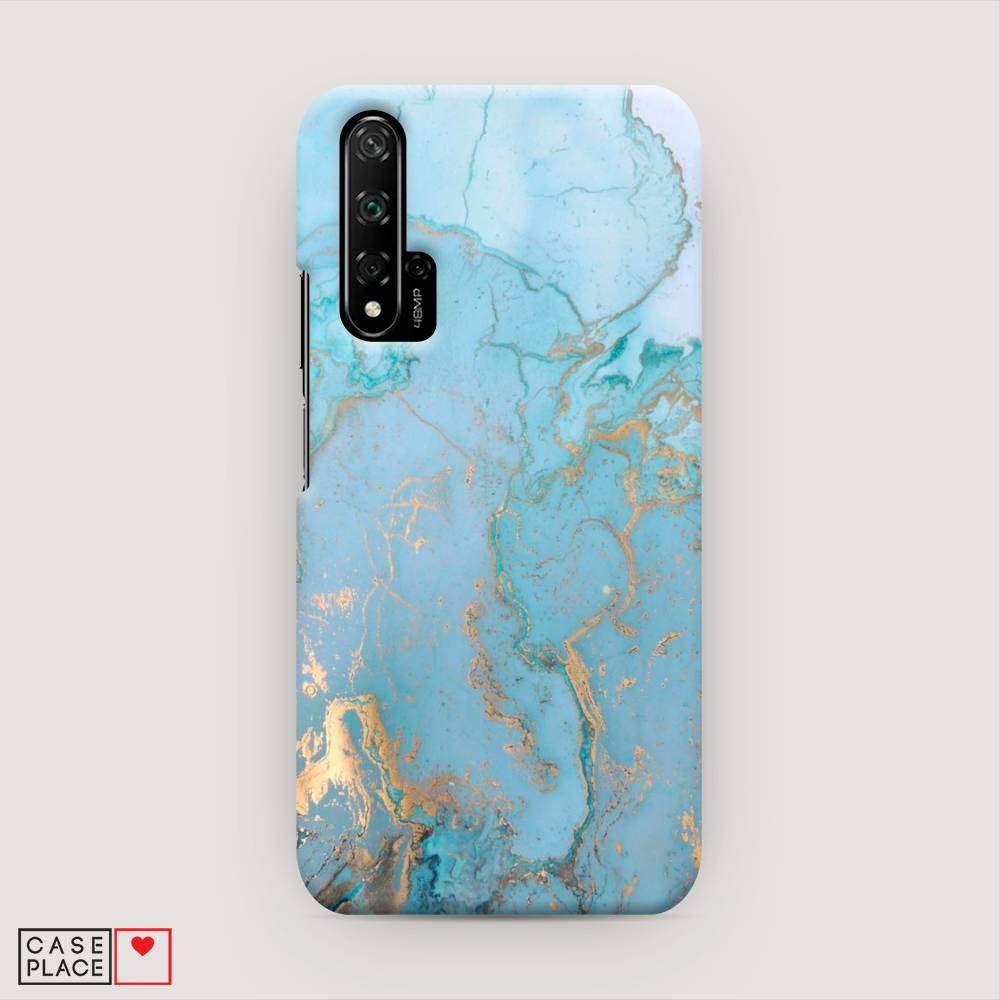 

Чехол Awog "Голубой мрамор рисунок" для Honor 20 Pro, 69320-2