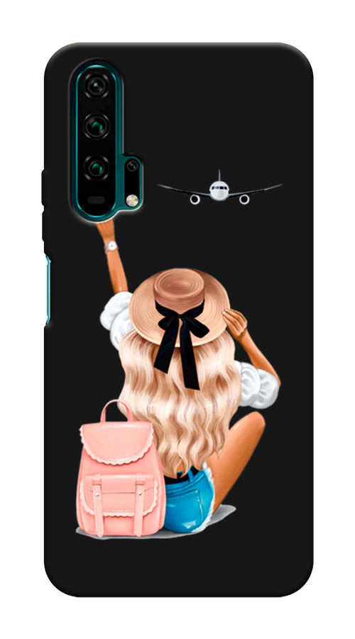 

Чехол Awog на Honor 20 Pro "Автостопом самолетом", Разноцветный, 69352-1