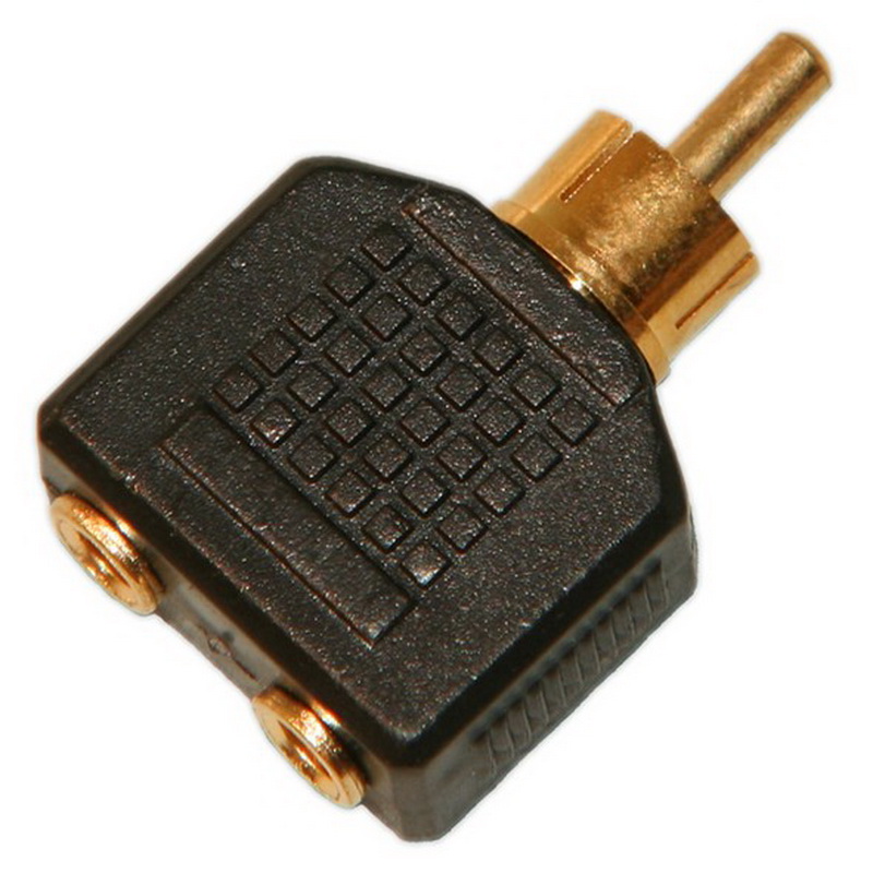 Переходник Pro Legend PL2271 RCA-2 x 35мм Gold 157₽