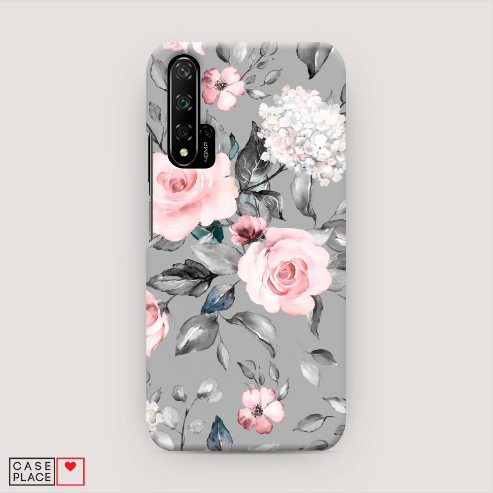 

Чехол Awog "Розы на сером" для Honor 20 Pro, 69320-6