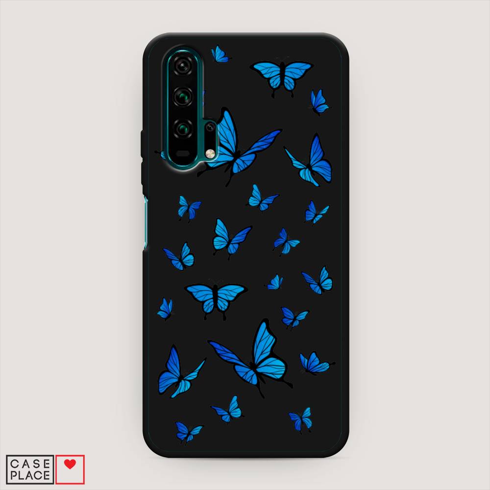 

Чехол Awog на Honor 20 Pro "Синие бабочки", Разноцветный, 69352-1